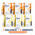 3 Unicity Balance + 3 Unimate Complete Daily Wellness Combo
