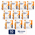 10-Pack Unicity Balance Bundle – 30 Sticks Per Pack | Natural Orange Flavor