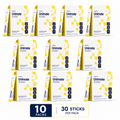 10-Pack Unimate Bundle – 30 Sticks Per Pack | Natural Lemon Flavor