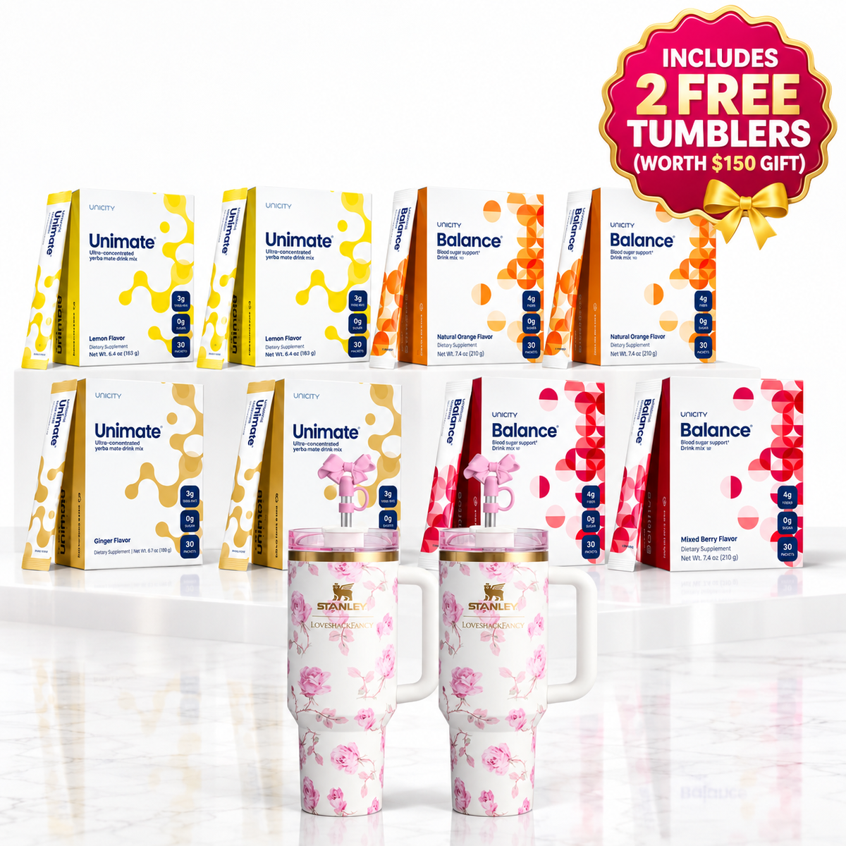 Complete Ultimate Vitality Mega System – 8-Pack Flavor Collection (240 Stick Packs / 60-Day Supply)