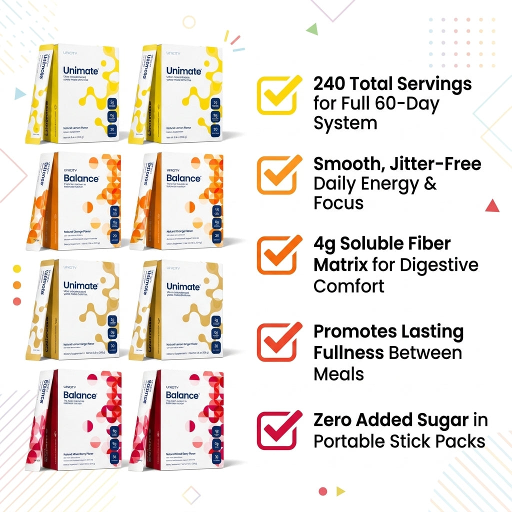 Complete Ultimate Vitality Mega System – 8-Pack Flavor Collection (240 Stick Packs / 60-Day Supply)
